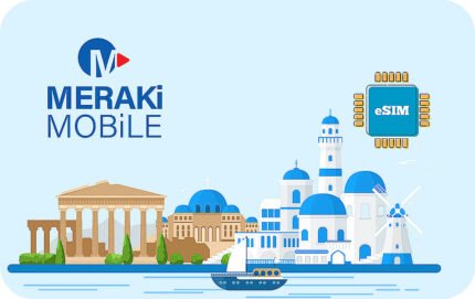 Greece (Meraki Mobile) - 2 GB - 15 days